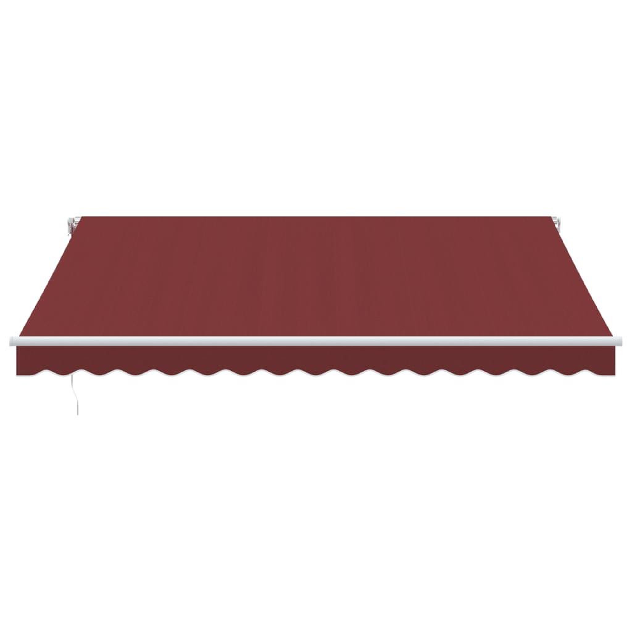Voir la diapositive 4 : VIDAXL Auvent retractable automatique avec LED bordeaux 400x300 cm