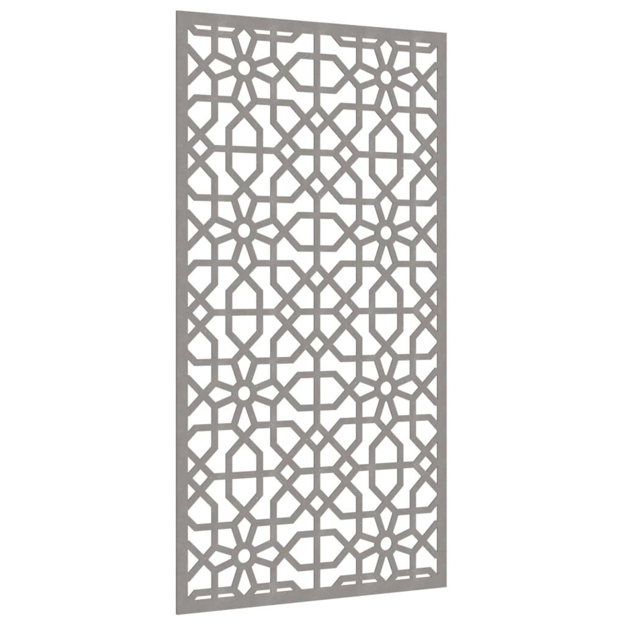 Voir la diapositive 3 : VIDAXL Decoration murale jardin 105x55cm acier corten design mauresque
