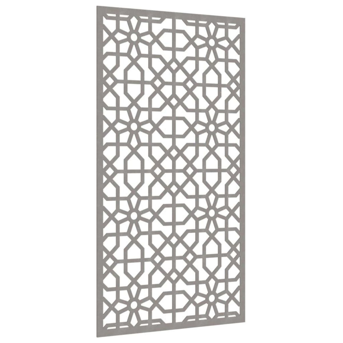 VIDAXL Decoration murale jardin 105x55cm acier corten design mauresque