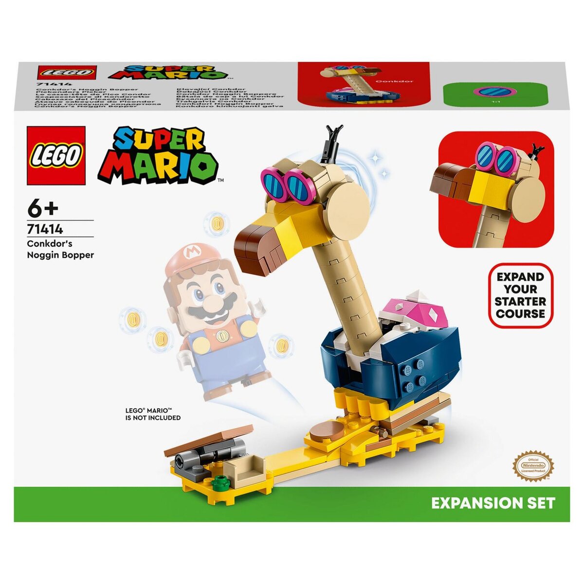 LEGO Super Mario 71414 Ensemble Extension Le casse tête de Pico Condor, Jouet à Combiner avec Pack de Démarrage Mario, Luigi ou Peach
