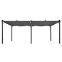 Voir la diapositive 3 : ID MARKET Pergola toit rétractable 6 pieds 3x6 M tonnelle gris anthracite