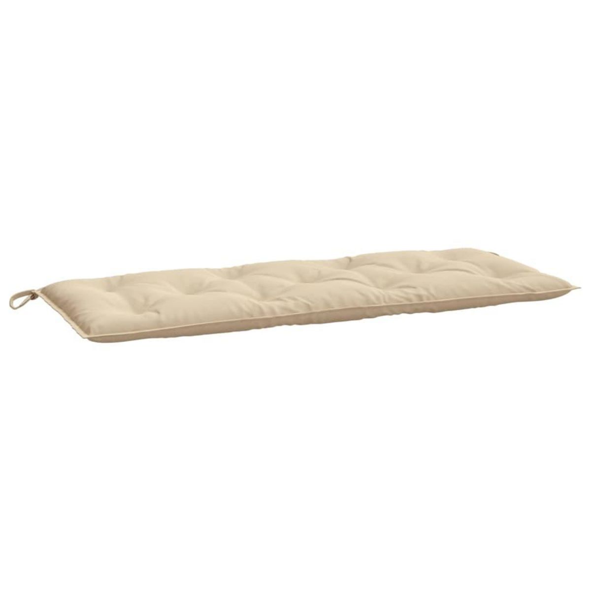 VIDAXL Coussin de banc de jardin beige 120x50x7 cm tissu oxford