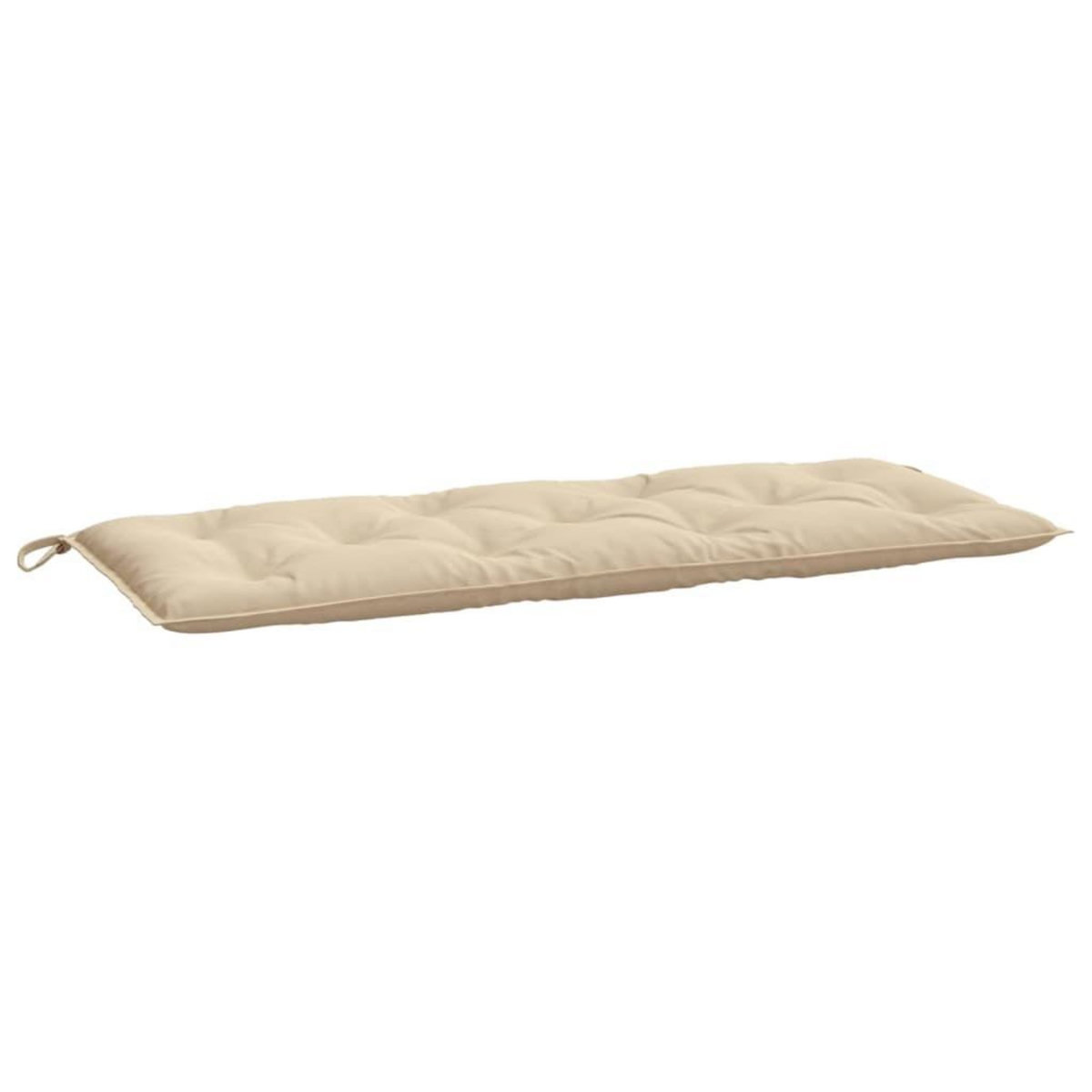 VIDAXL Coussin de banc de jardin beige 120x50x7 cm tissu oxford