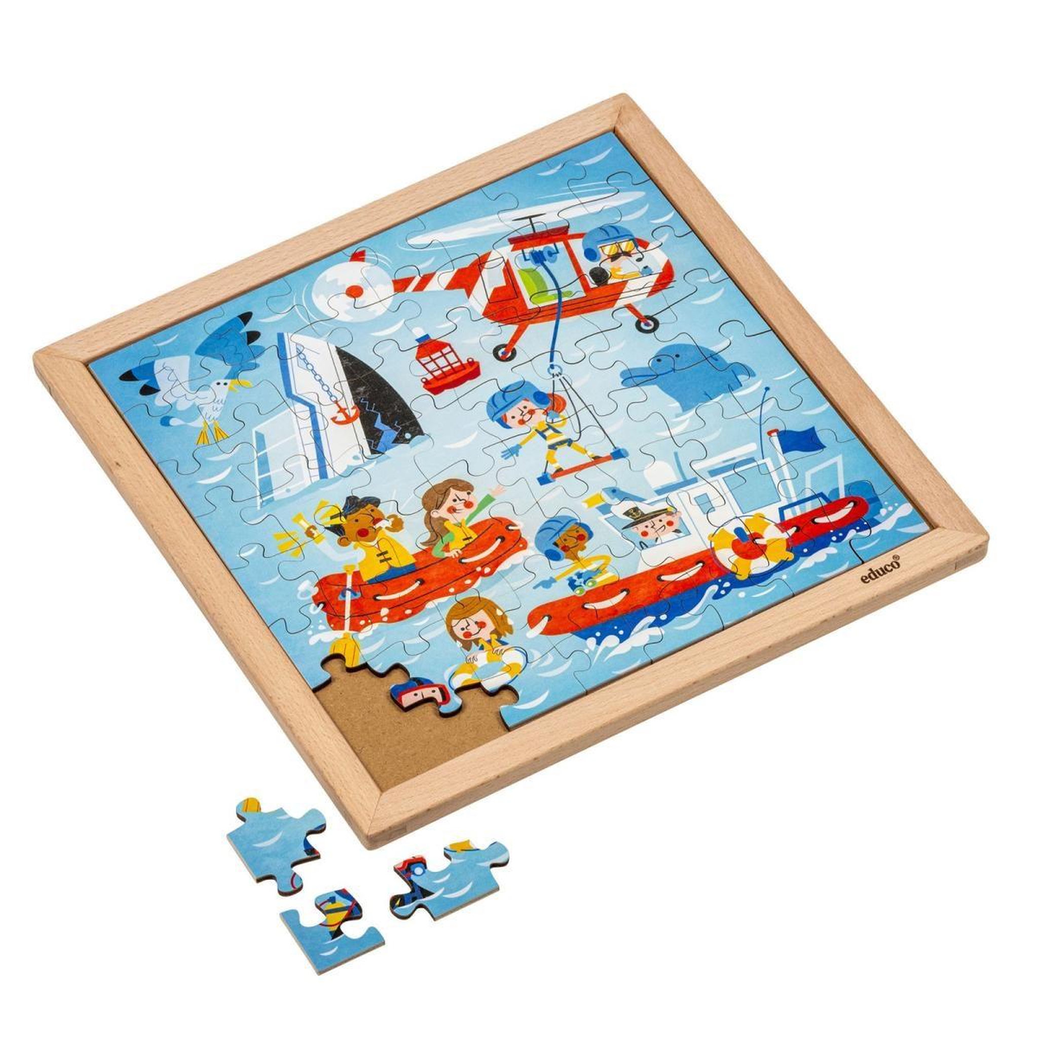 EDUCO Services d'urgence - garde côtière — 64 pièces de puzzle