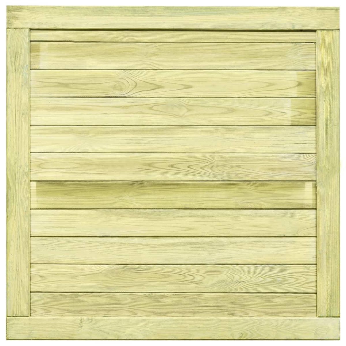 VIDAXL Portail de jardin Bois de pin impregne 100x100 cm