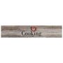 Voir la diapositive 2 : VIDAXL Tapis de cuisine lavable impression cuisine gris 60x300 cm