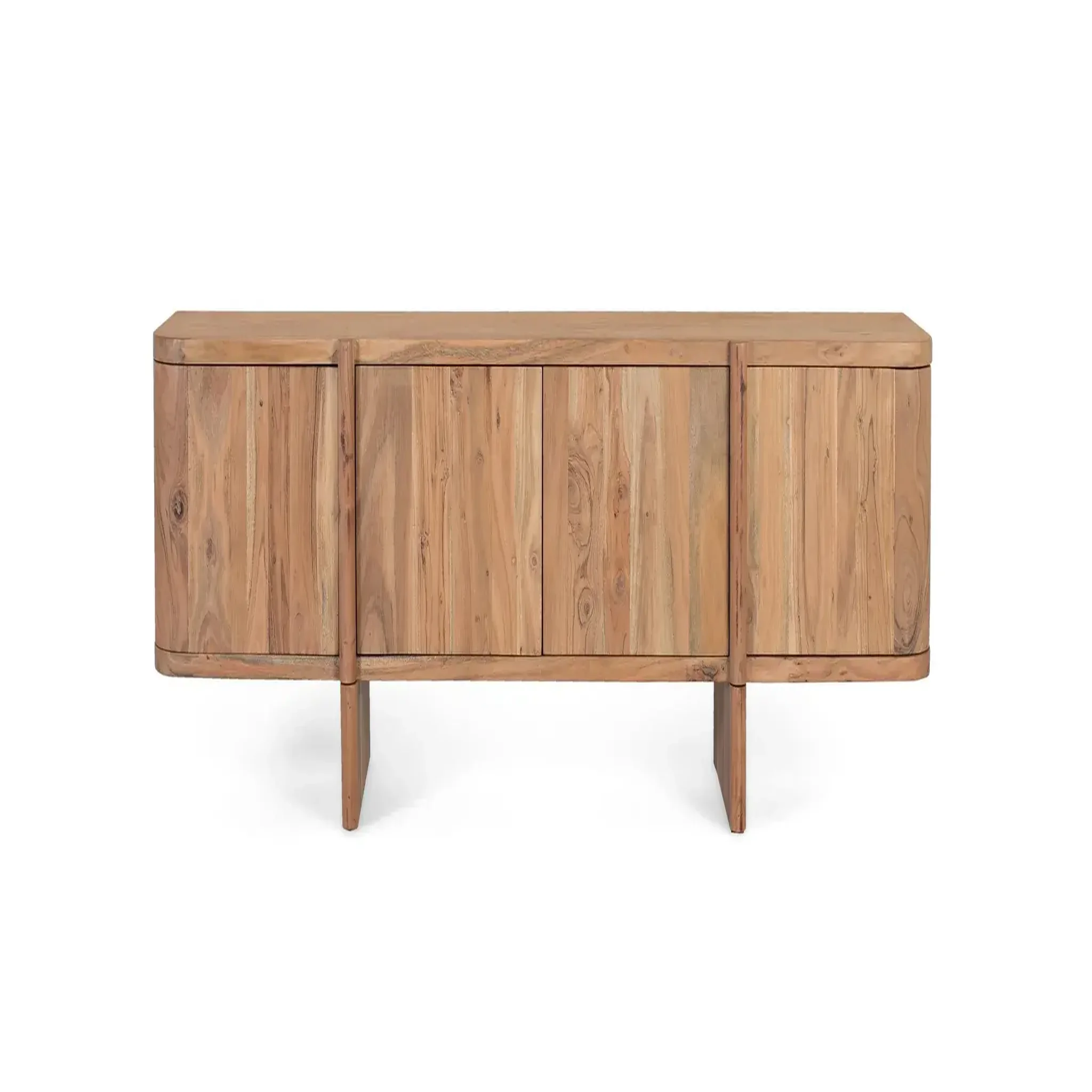 GINER Y COLOMER SL Meuble tv en bois d'acacia 170 cm style rustique moderne
