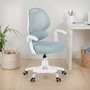 Voir la diapositive 2 : IDIMEX Chaise de bureau pour enfant ISLA pivotante