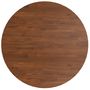 Voir la diapositive 2 : VIDAXL Dessus de table rond Marron fonce Ø70x1,5cm Chene massif traite