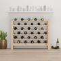 Voir la diapositive 3 : VIDAXL Casier à vin 109,5x30x82 cm Bois de pin massif