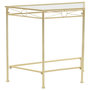 Voir la diapositive 1 : VIDAXL Table d'appoint Style vintage Metal 87 x 34 x 73 cm Dore