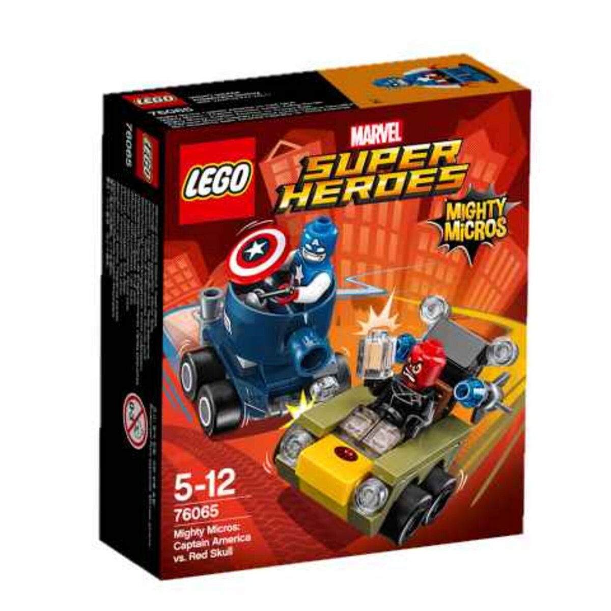 LEGO Super Heroes Marvel 76065 - Mighty Micros: Captain America contre Crâne Rougev