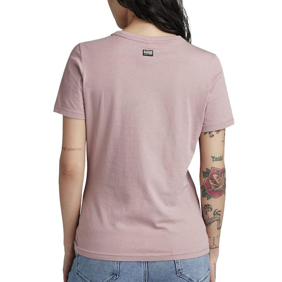 G-Star Raw T-shirt Rose Femme G-Star Raw Core