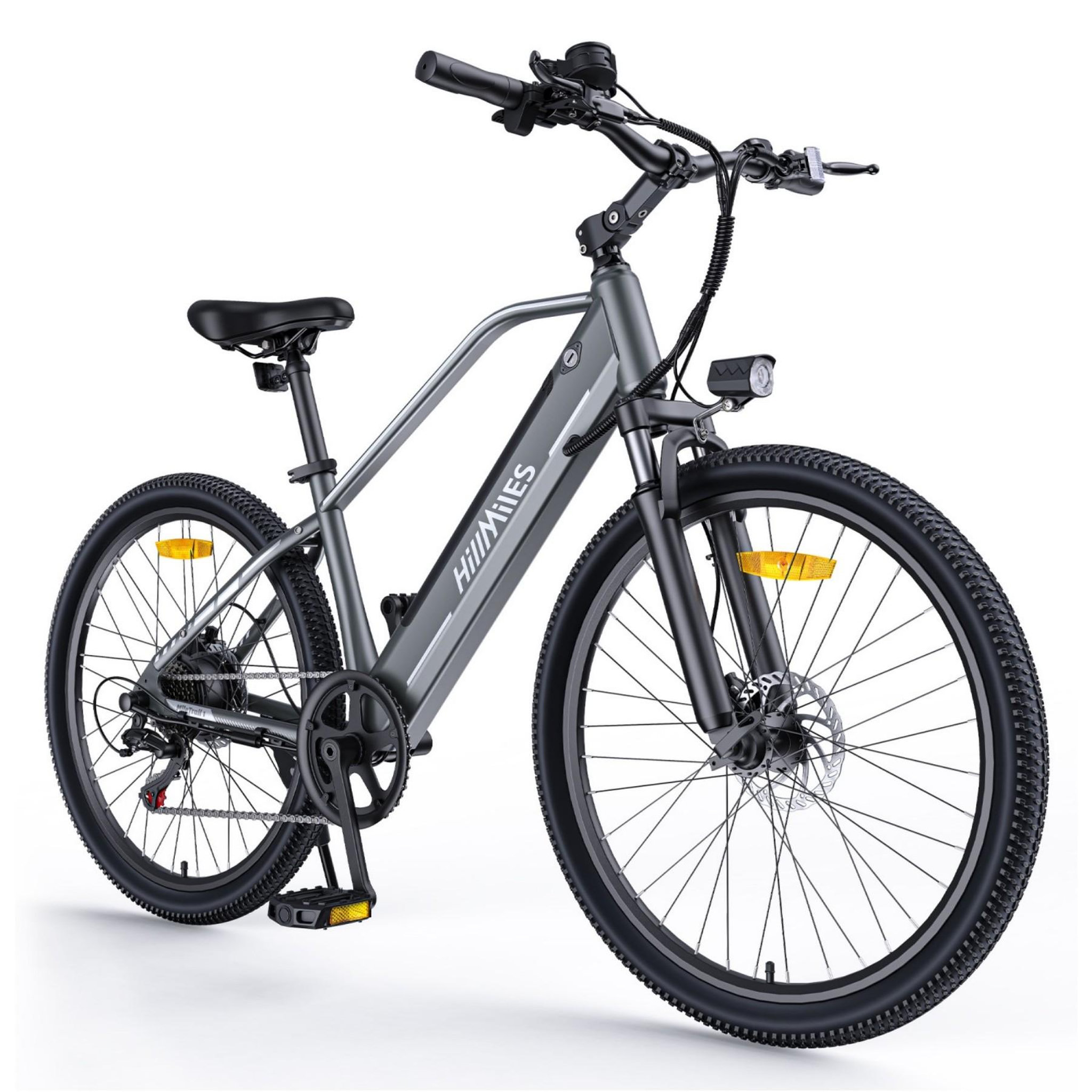 Voir la diapositive 2 : HILLMILES Vélo électrique de montagne pour homme HillMiles MileTrail 1, 250 W