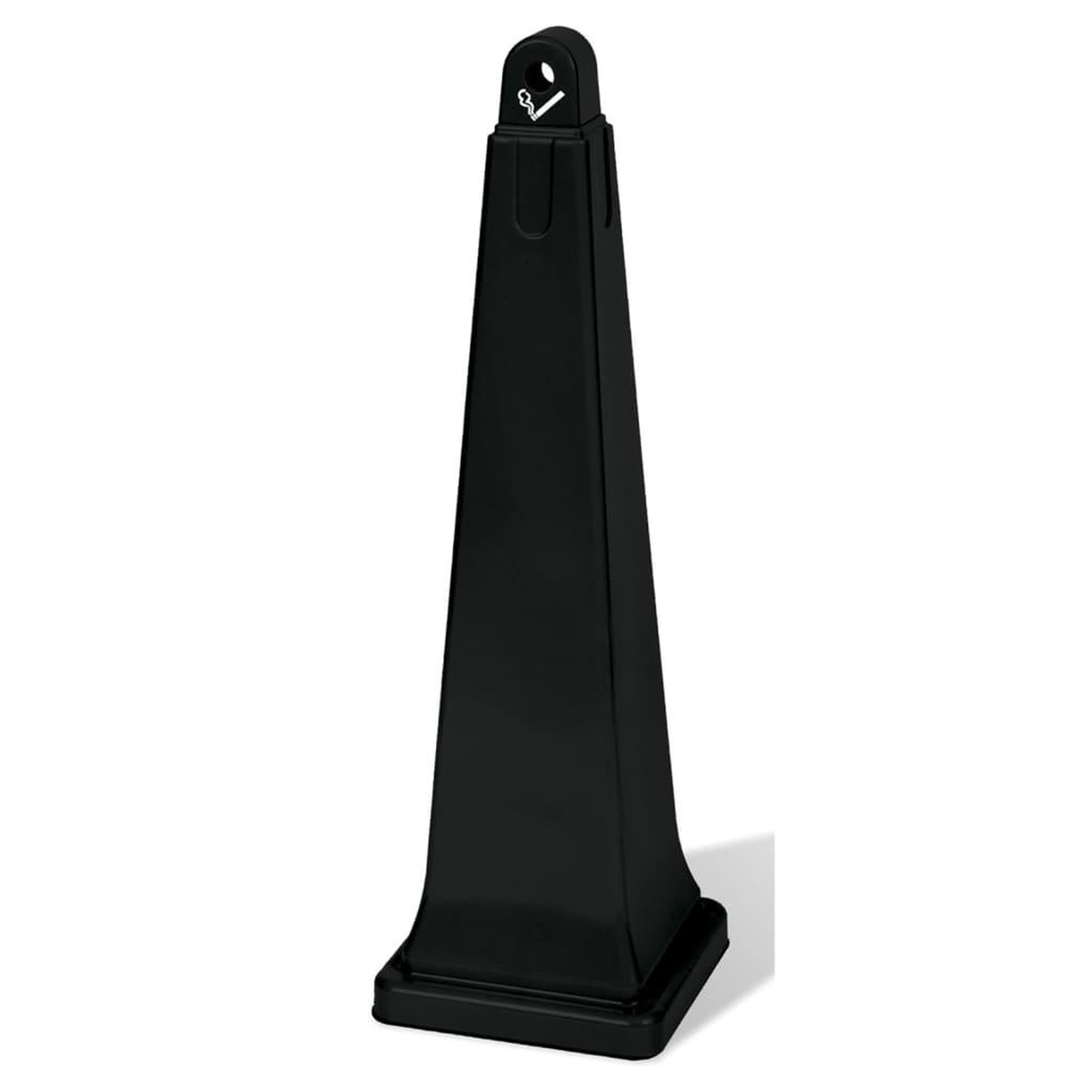 Voir la diapositive 2 : RUBBERMAID Rubbermaid Cendrier d'exterieur Noir