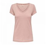 Only T shirt  Femme Only Wrongly. Coloris disponibles : Rose