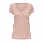 Only T shirt  Femme Only Wrongly. Coloris disponibles : Rose