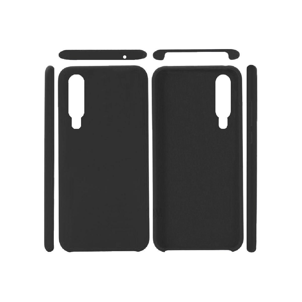 IBROZ Pack Xiaomi Mi 9 Coque Silicone noir