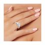 Voir la diapositive 2 : SC CRYSTAL Bague taille 54 SC Crystal ornée de cristaux scintillants