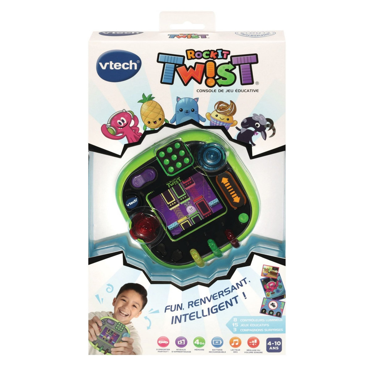 VTECH Console Rockit twist vert translucide