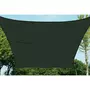 HESPERIDE Voile d'ombrage rectangulaire Curacao - 3 x 4 m - Gris