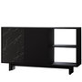 Voir la diapositive 1 : Habitat et Jardin Buffet en bois  Ravello  - 140 x 35 x 80 cm - Noir