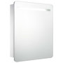 Voir la diapositive 1 : VIDAXL Armoire de salle de bain a miroir LED 68x9x80 cm