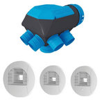 Sauter Kit VMC simple flux hygroréglable – Gauli – Grand logement – Basse consommation – Jusqu'à T7 – 292 m³/h – 17 dB – RT 2012