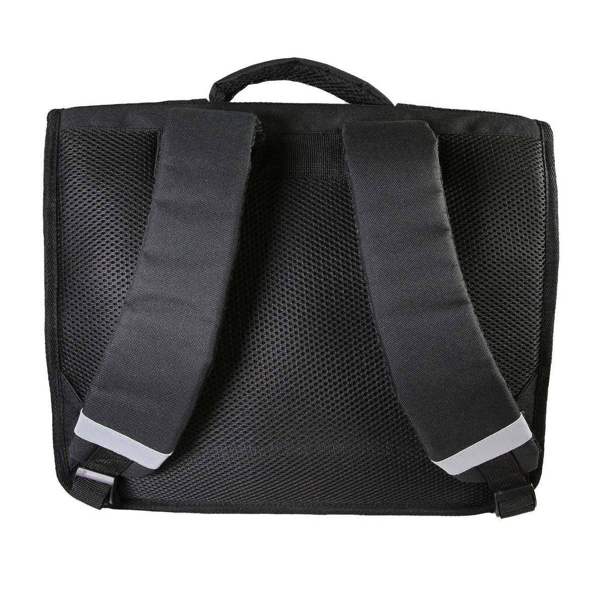 Bagtrotter Bagtrotter - Jurassic World - Cartable 38cm  -  Noir et Vert Kaki  - 2 Compartiments  - 1 Poche Sous Rabat - 1 Poche Bouteille - Bretelles Matelassés - Fond Renforcé - Dos Matelassé -  Rabat Réversible - 38x13x34cm - Matière Polyester - Cartable Scol