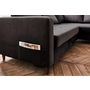 Voir la diapositive 4 : LISA DESIGN Anna - canapé d'angle droit - 5 places - convertible - en velours