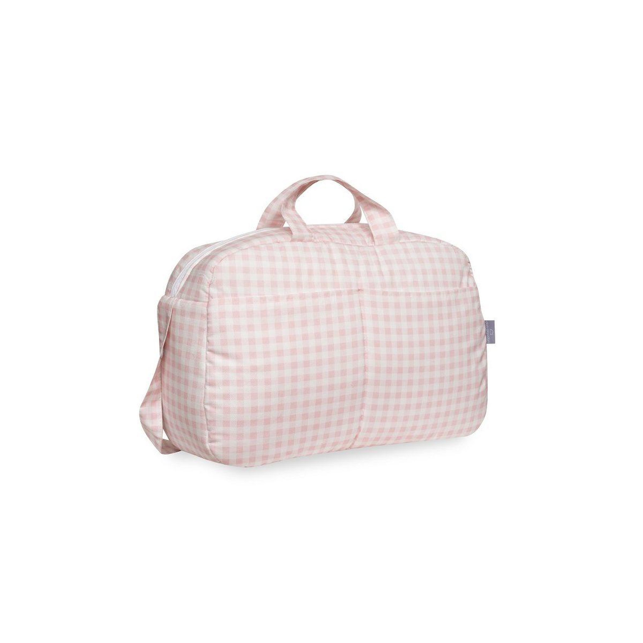 INTERBABY Sac à langer  vichy - rose - trousse et matelas à langer