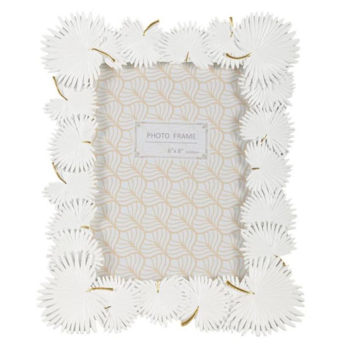 Paris Prix Cadre Photo Déco  Feuilles de Palmier  15x20cm Blanc