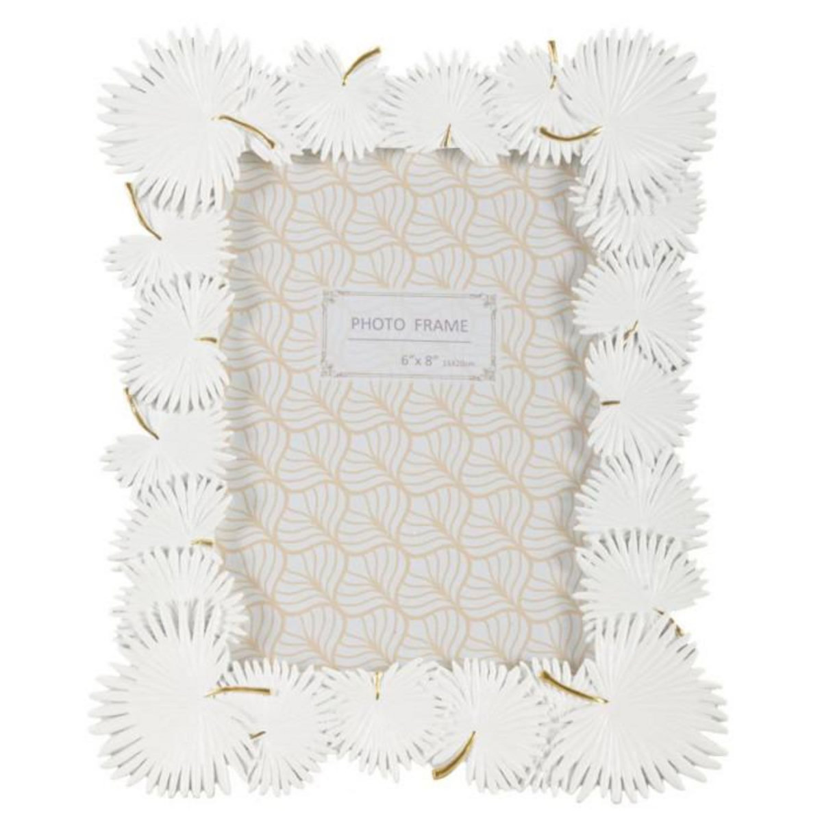 Paris Prix Cadre Photo Déco  Feuilles de Palmier  15x20cm Blanc