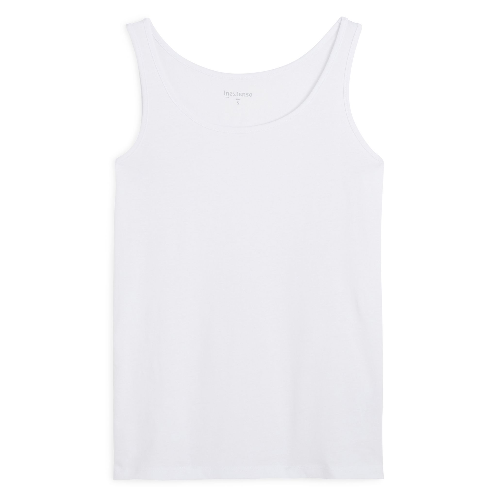 Débardeur Blanc Femme Taille 38/40 - Léger, En Polyester/viscose, Occasion Très Bon état