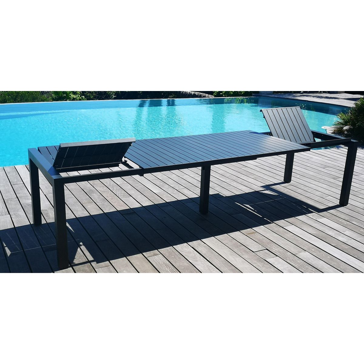 Givex Table de jardin XXL extensible - PRISMA