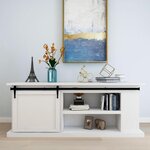 VIDAXL Kit mini de porte d'armoire coulissante Acier au carbone 183 cm