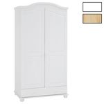 IDIMEX Armoire en pin BERGEN. Coloris disponibles : Blanc