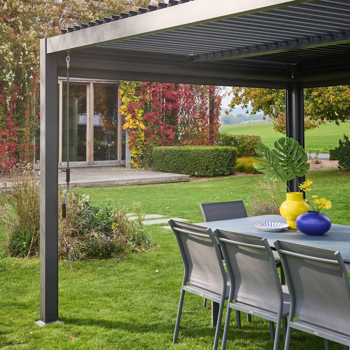 SWEEEK Store latéral 3m pour pergola bioclimatique Palace