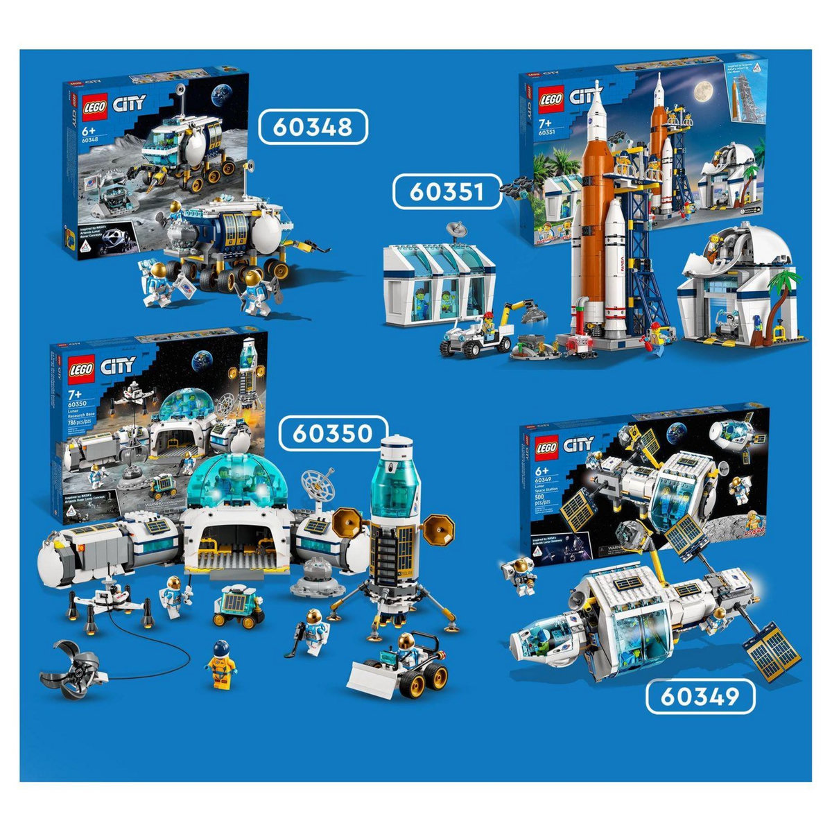 LEGO City 60348 - Le Véhicule d'Exploration Lunaire