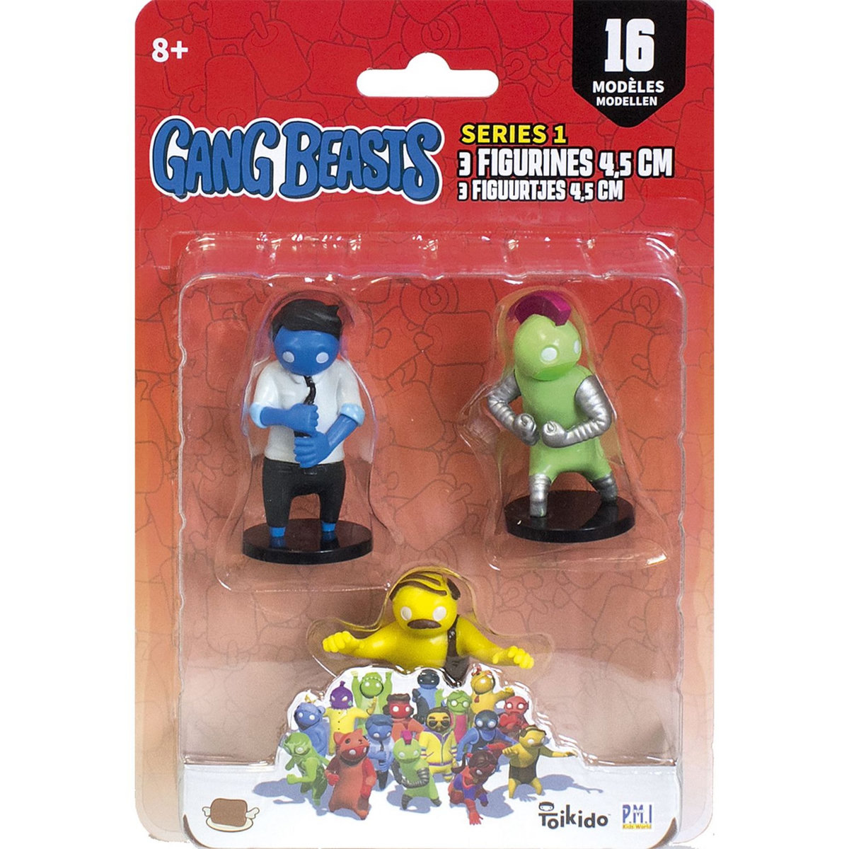 LANSAY Gang Beasts 3 Figurines 4,5cm #3