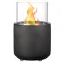 Voir la diapositive 1 : HOMCOM Cheminée portable à poser bioéthanol avec réservoir 0,4 L couverture 18 m² - design vase - dim. 12L x 12l x 19H cm