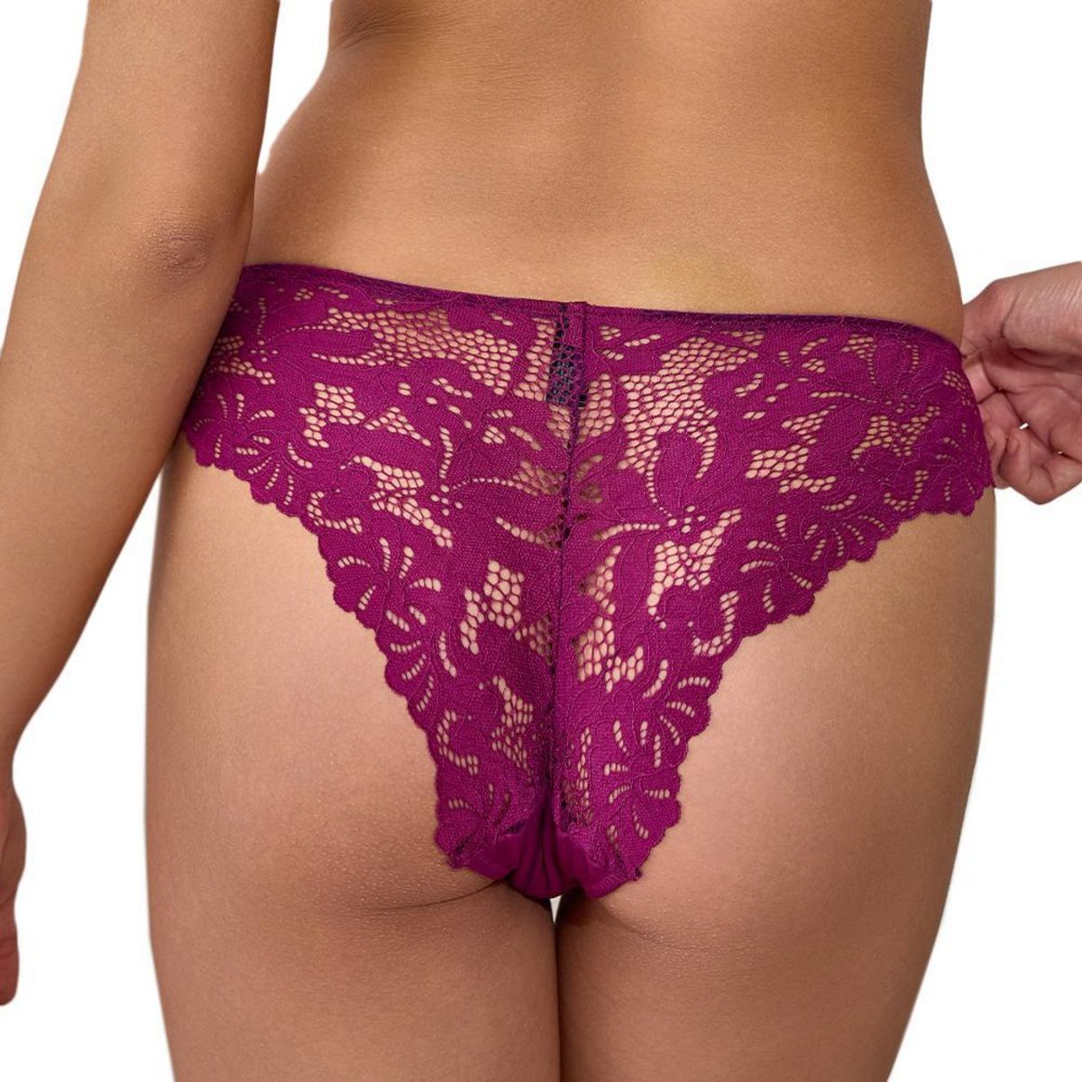 LES PETITES BOMBES Tanga Prune Femme  es Petites Bombes Emilie