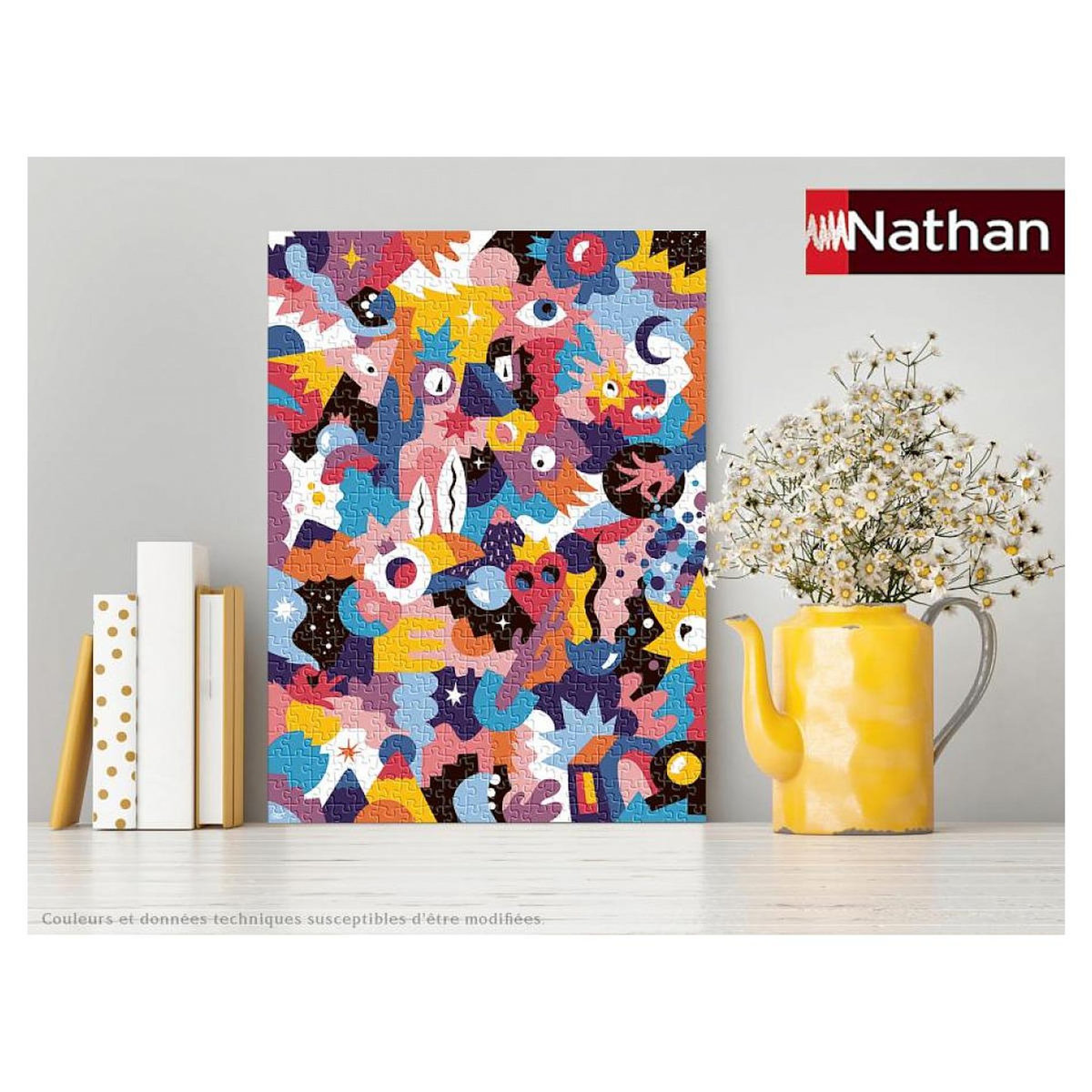 Nathan Puzzle 500 p - amour tropicosmique ii / guillaume  and  laurie (collection carte blanche)