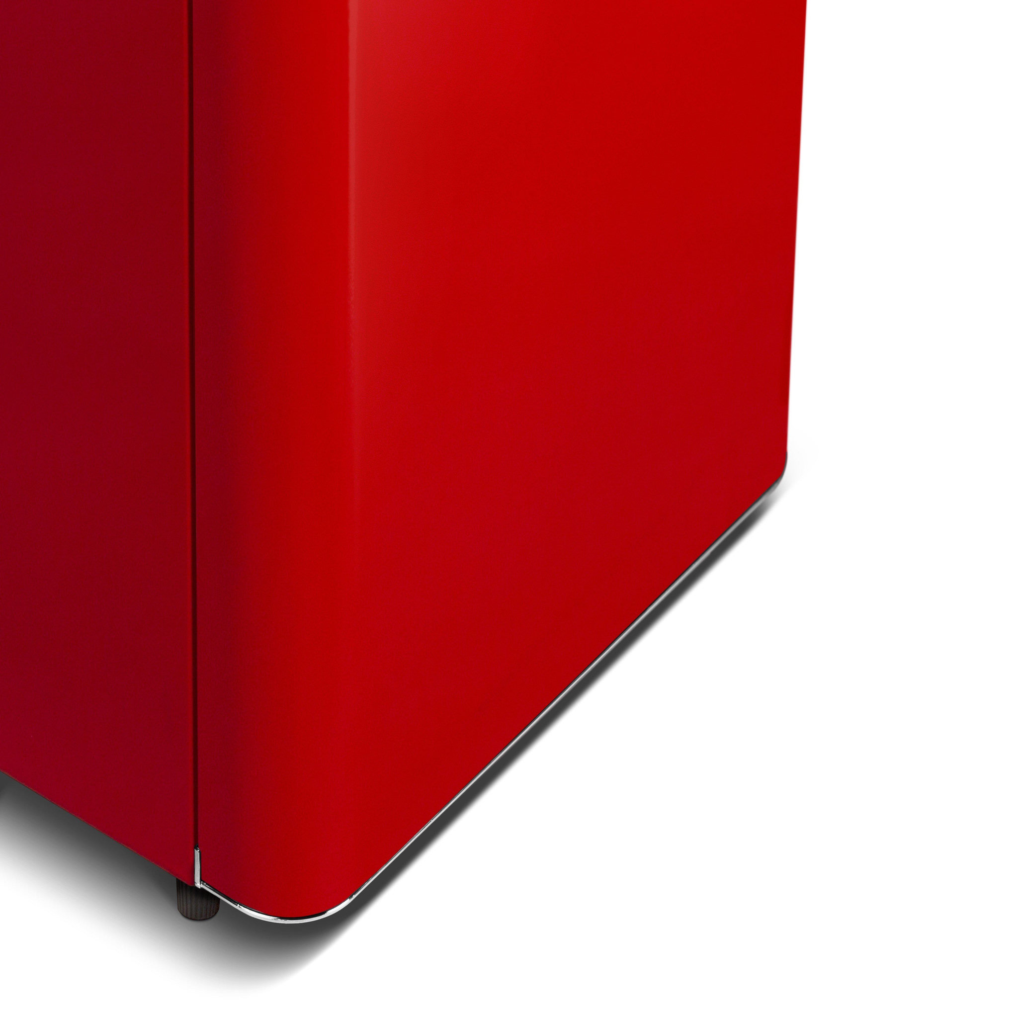 Voir la diapositive 3 : SCHNEIDER Réfrigérateur une porte 229L Vintage Rouge - SCCL222V-RE