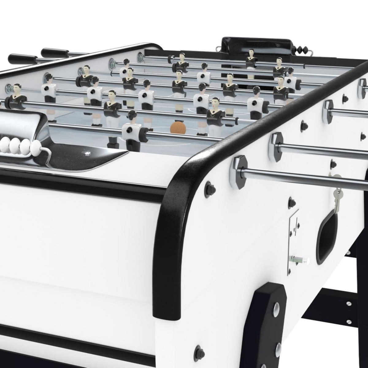 MISTER BABYFOOT Baby foot avec monnayeur en bois clair - Bistrot