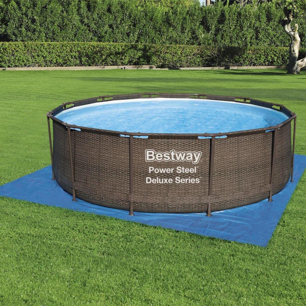 BESTWAY Bestway Tapis de sol pour piscine Flowclear 396x396 cm