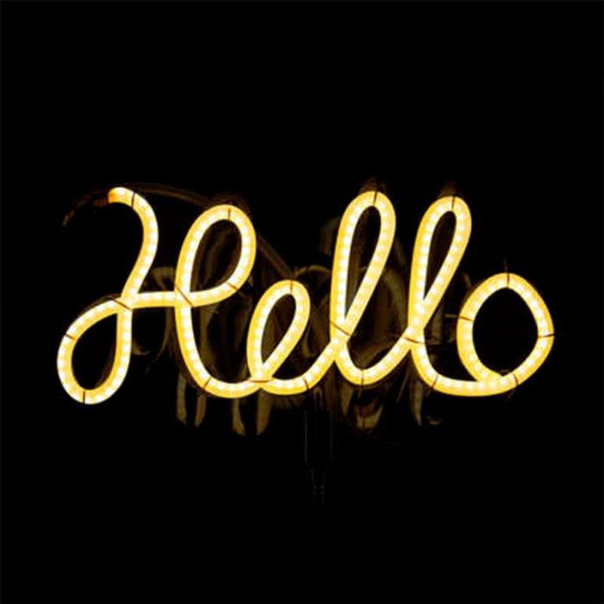 Voir la diapositive 2 : ATMOSPHERA Ampoule E27 Led Suspension  Hello  17cm Ambre