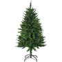 Voir la diapositive 1 : HOMCOM Sapin de Noël artificiel avec 310 branches, support en acier, arbre de Noël artificiel avec socle pliable en acier, hauteur 120 cm, vert