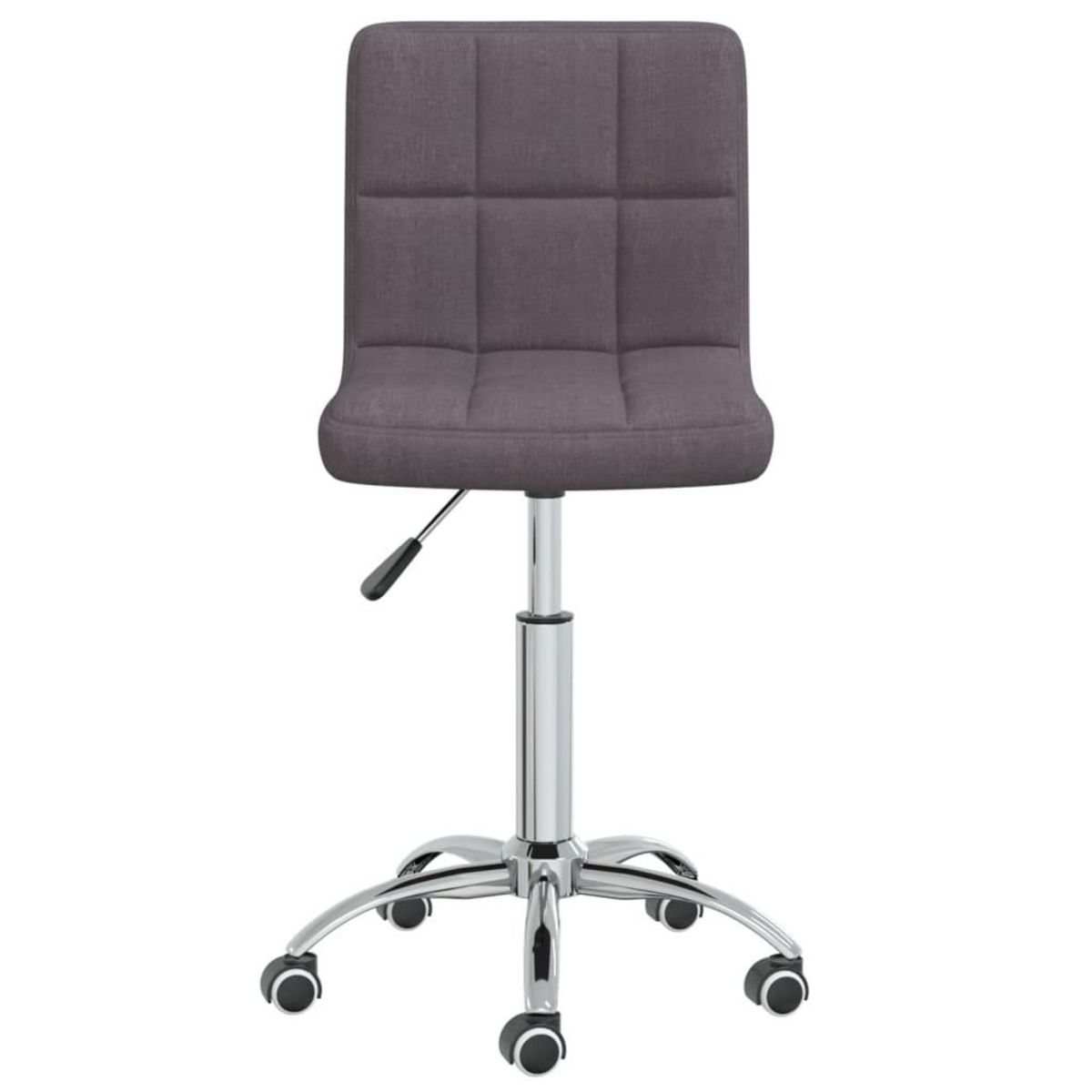 VIDAXL Chaise pivotante de bureau Taupe Tissu