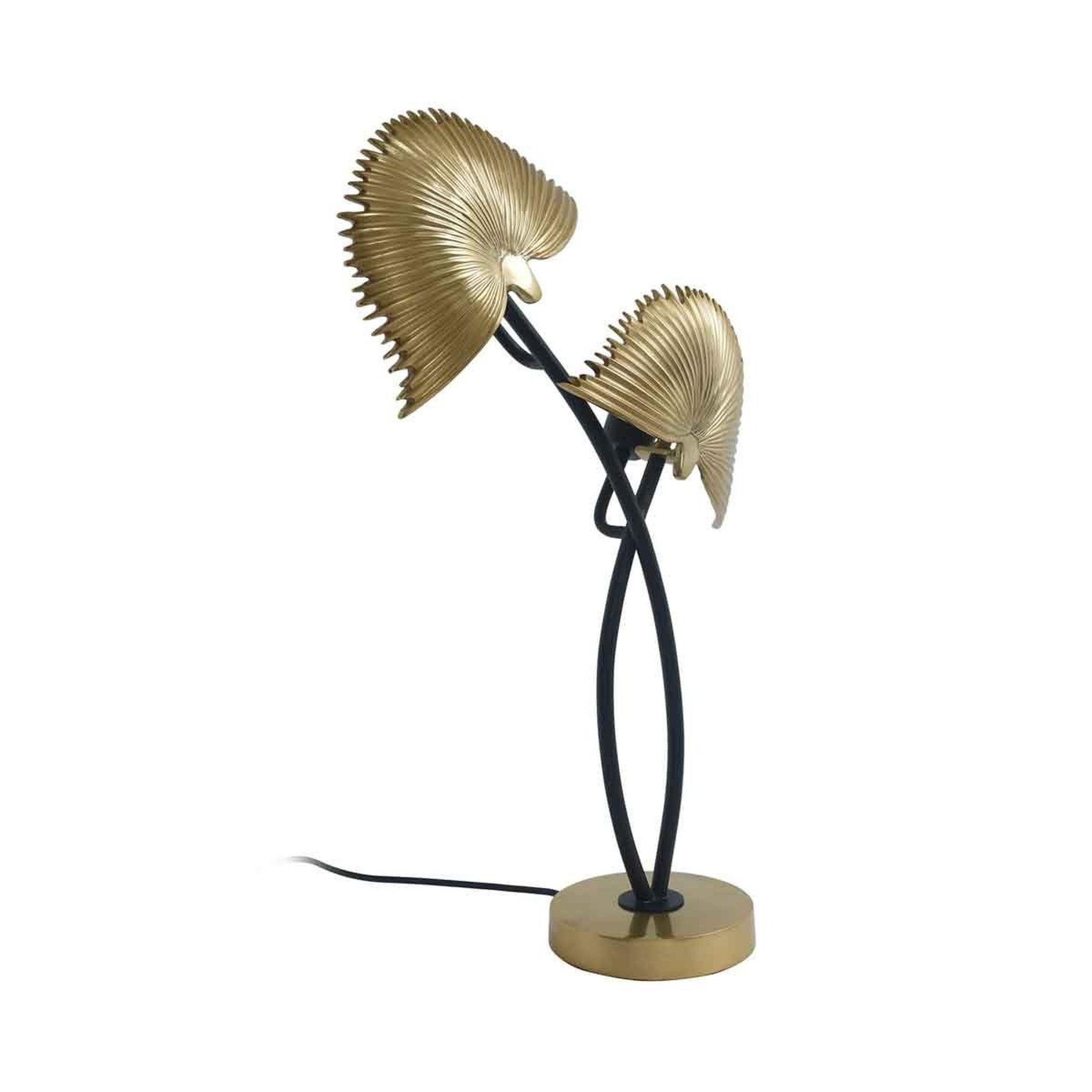 Voir la diapositive 2 : Paris Prix Lampe à Poser 2 Têtes Design  Sue  60cm Or